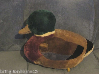 Steiff STUDIO Erpel Duck 073533 Green Brown 2 ft. 24" Germany Huge Size Rare - Image 1 of 4