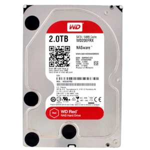 Western Digital Red NAS 2TB WD20EFRX SATA III 64MB 5400U/min 3,5 Zoll - Bild 1 von 5