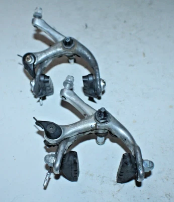 Vintage Dia-Compe Blaze Brake Caliper Set 40-55mm Side Pull Silver USA Shipper:) - Image 1 of 4