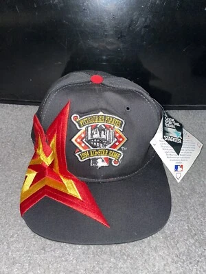 Vintage 1994 MLB All Star Game Starter Pittsburgh Pirates Snapback Hat Cap New - Image 1 of 4