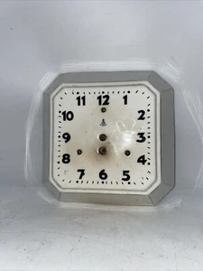 Vintage 10 Zoll Quadratische Keramik Wanduhr GB - Bild 1 von 6