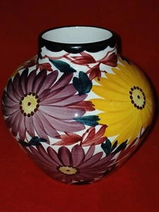 Schramberger Majolika, eine Vase, neuwertiger Zustand, Keramik - Bild 1 von 6