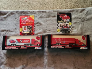 Collection of 4 Vintage Elliott & Bodine Cars & Haulers 1/64 w/original boxes - Picture 1 of 3