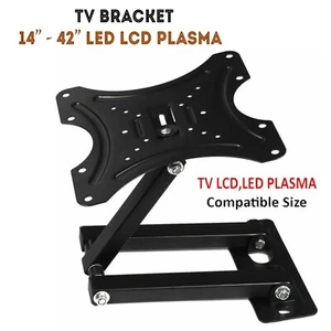 TV Wall Bracket Mount Tilt Swivel 14 32 34 37 38 40 42 inch LED LCD Monitor - Picture 1 of 11