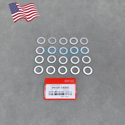 New 20pcs 14MM OIL DRAIN PLUG CRUSH WASHERS 94109-14000 FOR HONDA/ACURA - Image 1 of 4