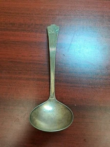 Cuchara para servir vintage Queen Esther plateada 6" MCM salsa gelatina - Imagen 1 de 7
