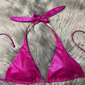 Top bikini da donna costume da bagno Victoria's Secret taglia M fucsia #1317 - Foto 1 di 5