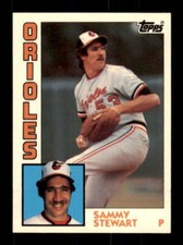 1984 Topps Tiffany #59 Sammy Stewart NM/NM+ Orioles 232182