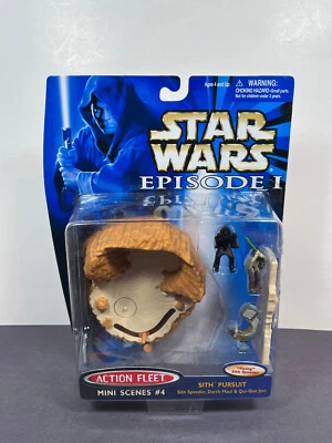 Star Wars Episode I Action Fleet SITH PURSUIT Mini Scenes #4 1998 Galoob - Image 1 of 4