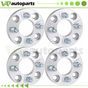 4Pc 1" Wheel Adapters 4x4.5 4x114.3 to 4x100 Put 4x100 Rim on 4x114.3 Hub 12x1.5 - Picture 1 of 12