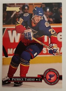 NHL Card Patrice Tardif #87 St. Louis Blues Donruss 1995