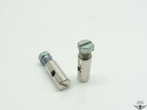 2 x Schraubnippel 6x14mm Klemm Nippel Bowdenzug Seilzug Kupplungsnippel - Bild 1 von 1