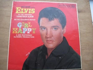 ELVIS PRESLEY Girl Happy 1965 VINYL LP RCA RD 7714 RED SPOT MONO - Picture 1 of 7