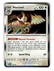 Pokemon Festival Terastal EX Prismatic Evolutions Noctowl 128/187 Holo - Picture 1 of 4