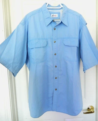 Рубашка рыболовная вентилируемая World Wide Sportsman - XXL, синяя - Изображение 1 из 4