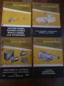 Four 1962 Ford Service Handbooks - Picture 1 of 11