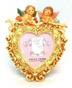 WHOLESALE Heart-Shaped Cherub Photo Frame - Picture 1 of 3