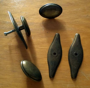 3 Vintage Rumänische Metall Schlüssel Schloss halten Türschlösser Schrank Möbel Deko - Bild 1 von 9