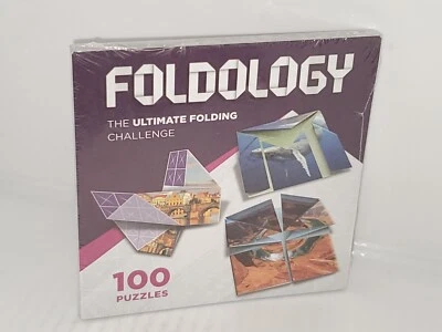 Foldology Puzzle Book The Ultimate Folding Challenges.NEW SEALED  - Image 1 of 4