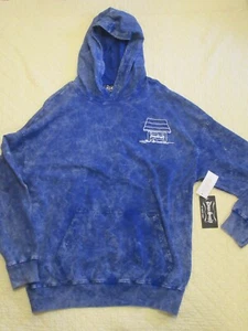 Dogg Supply By Snoop Dogg - Sudadera con capucha - Pullover - Lavado ácido - Azul real - Talla S - Imagen 1 de 12