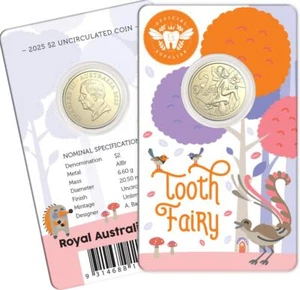 2025 Tooth Fairy Coin in Card - Imagen 1 de 3
