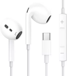 For Samsung S25 S24 S23 S22 S21 S20 S10 Headphones USB Type-C Stereo Earphones - Picture 1 of 4