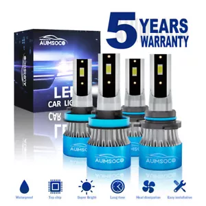 For Chevy Tahoe Sport Utility 5.3L 2007-2021 LED Headlight Bulbs Kit Xenon White - Picture 1 of 16