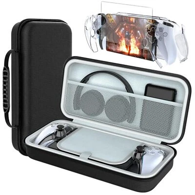 HEYSTOP Playstation Portal Accessories Bundle,PS5 Travel Case,PS5 Portal Protective Case