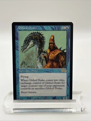 Gilded Drake Urza’s Saga 1998 Near Mint Mtg Magic The Gathering Bob Eggleton - Image 1 of 4