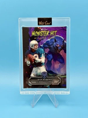 Wild Card Haunted Hits 2025 - Dan Marino 1/1 Monster Hit Foto 1 de 2