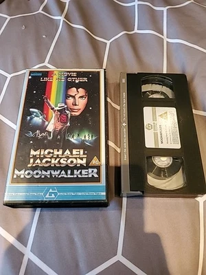 Michael Jackson Moonwalker VHS 1988 Classic 80s Movie Guild Home Video - Image 1 of 2