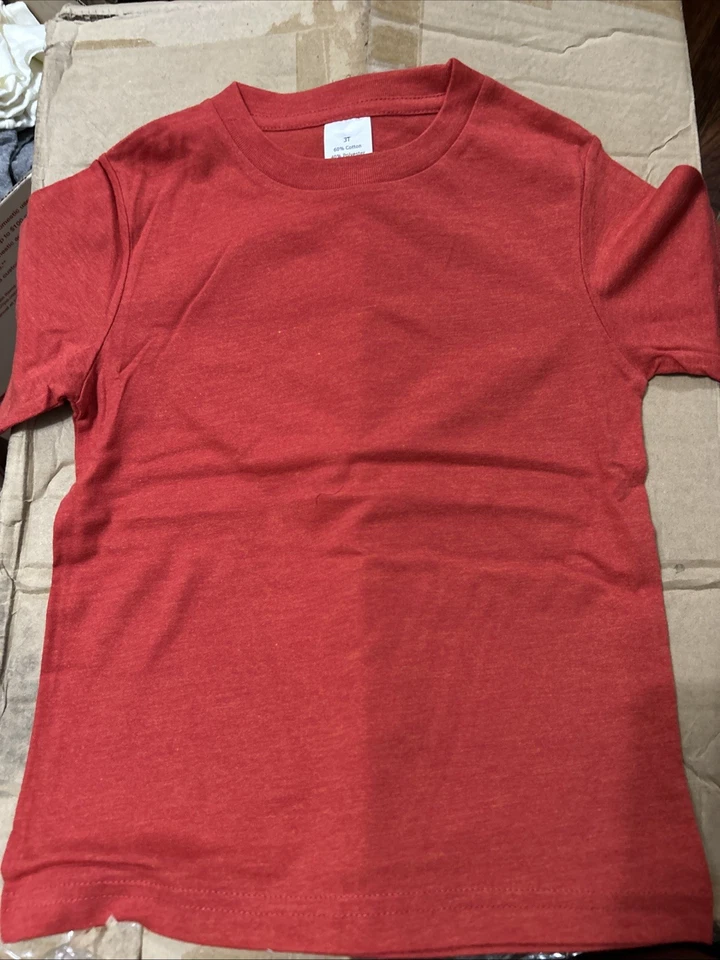 T-shirts Kids 40 Piece Bundle Red With Yellow In It  3T ￼ - Image 1 of 1