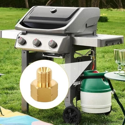 Brass LPG Gas Adapter Outdoor Stove Burners Connector Fitting for Picnics Stove - Image 1 of 4