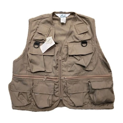 Chaleco de pesca con mosca Dave Cook vintage para hombre mediano nuevo Denver Colorado Foto 1 de 4