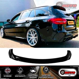 Mercedes C Klasse W205 S205 Kombi Glanz Schwarz Heck Dach Spoiler Lippe Wing Kit - Bild 1 von 9
