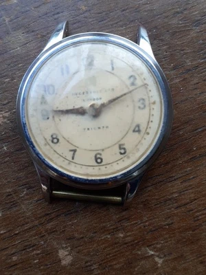 Reloj mecánico de colección Ingersoll Ltd Truimph estilo militar para hombre (no funciona) 31 mm Foto 1 de 3