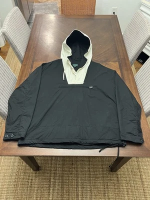 Vintage J.Crew Cotton Anorak Jacket M Outdoor Windbreaker with Zippers - Image 1 of 4
