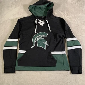 Sudadera con Capucha Michigan State Spartans Para Hombre Pequeña Negra Verde NCAA Fútbol Coliseo - Imagen 1 de 7