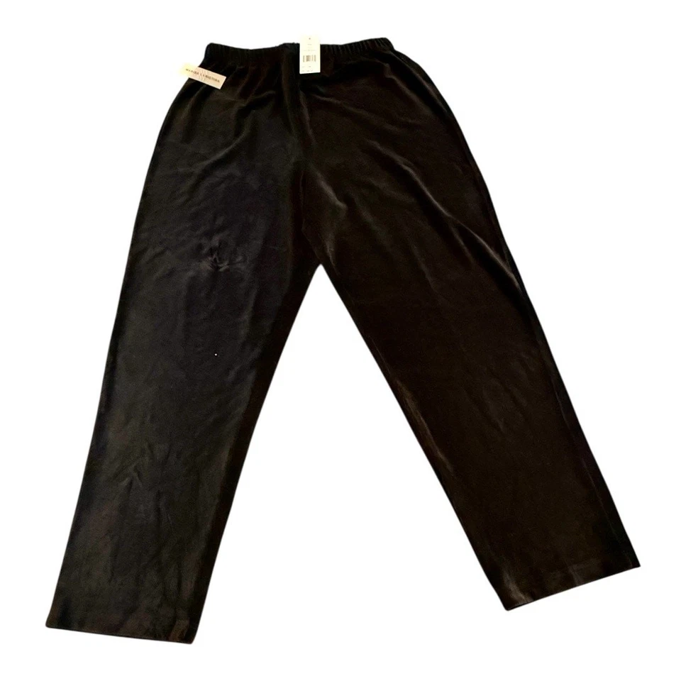 Pantalones de pana ligeros negros Marisa Christina nuevos con etiquetas  Foto 1 de 4