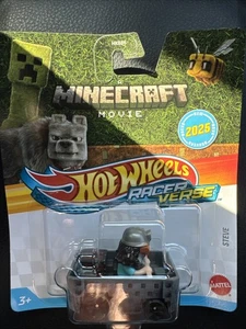 Hot Wheels Racer Verse A Minecraft Movie 2025 Die-Cast 1:64 Scale - Steve - Picture 1 of 2