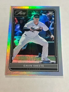 2022 PANINI THREE AND TWO GAVIN SHEETS 4/15 SILVER HOLO FOIL ROOKIE WHITE SOX SP - Picture 1 of 2