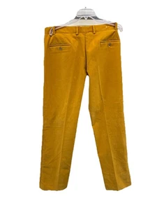 Maurizio Baldassari Neu mit Etikett Chinohose / Freizeithose Gr. 52 US einfarbig gelb Cord - Bild 1 von 5