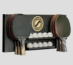STIGA Ping Pong Storage Wall Rack - Easy Mount for Any Flat Surface - Picture 1 of 6