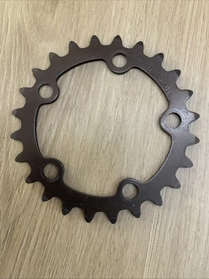 Plato Suntour XC Vintage 24 Dientes 74 BCD NOS 24T Granny Aleación Negro Foto 1 de 4