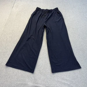 Pantalones Old Navy para mujer M azul oscuro con cordón pierna ancha - Imagen 1 de 9