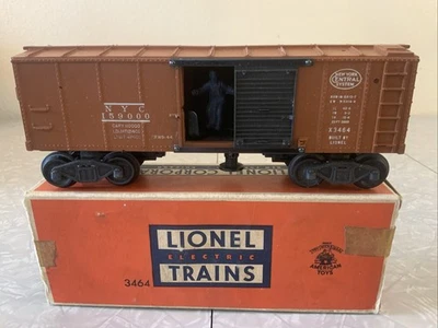 Vintage 1949 Lionel X3464 Postwar NYC 159000 Operating Box Car - Image 1 of 4