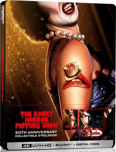Rocky Horror Picture Show [4K UHD + Blu-ray + Digital, 2025] STEELBOOK / NEW! - Picture 1 of 11