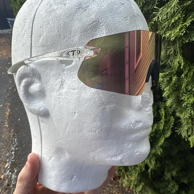 Tifosi Vogel SL Sunglasses, Crystal Clear, Pink Mirror - Image 1 of 4