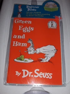 NEW Dr. Seuss - Green Eggs And Ham - Beginner Book with CD-soft cover - ages 3-7 - Picture 1 of 2