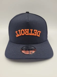 Detroit Tigers Mütze Kappe Herren Navy Snapback Upside Down Logo MLB Baseball New Era - Bild 1 von 11